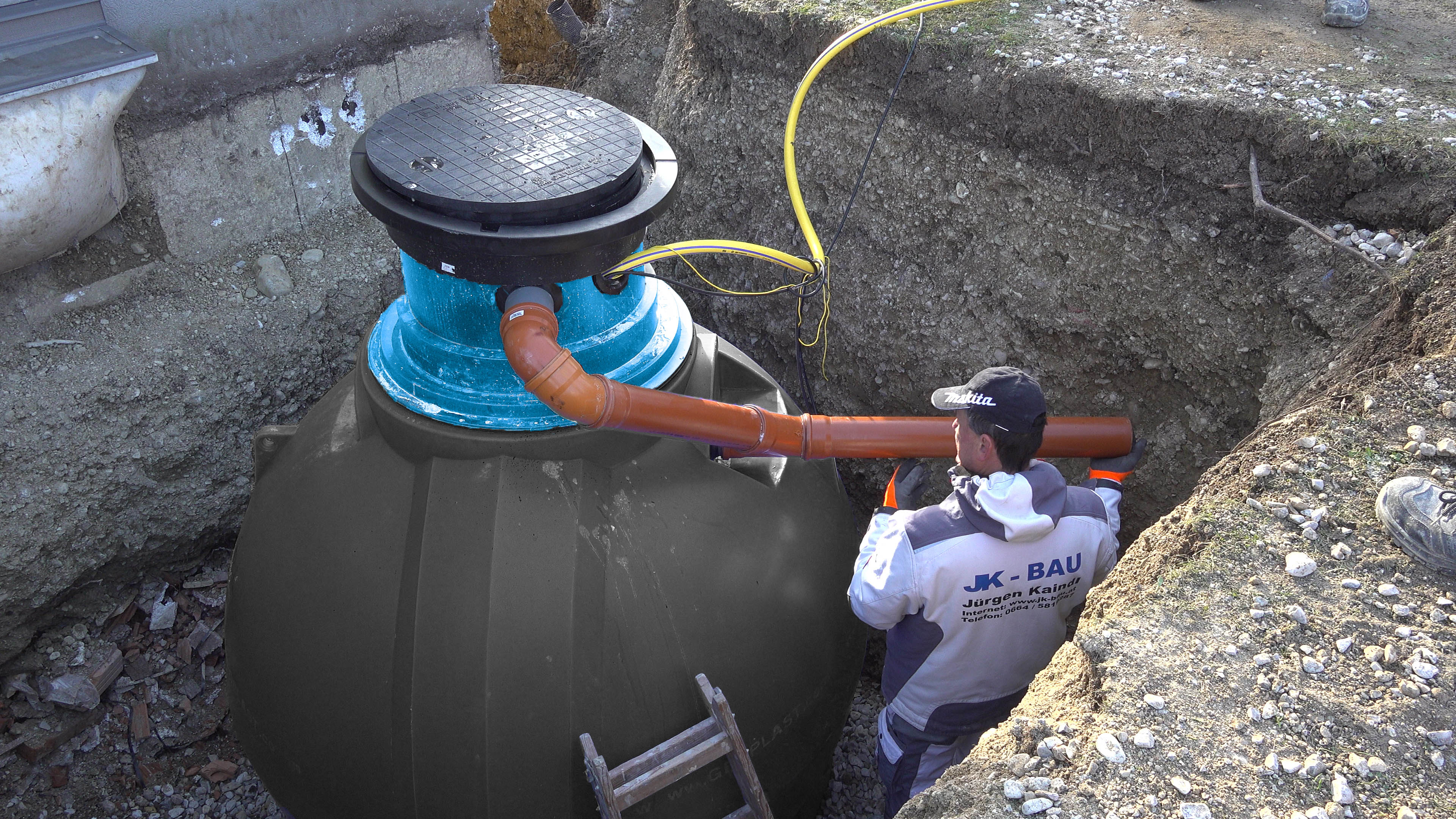 Zusammenbau Regenwassertank